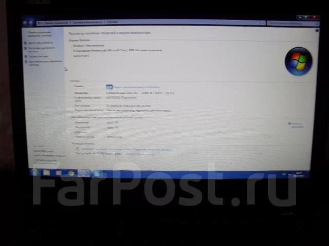 Asus K50I. 2,3����, ��� 4 ��, ���� 250���, WiFi: 1, Bluetooth: 1, ����������� �� 2��. ����
