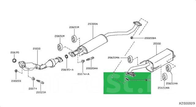 Схема глушителя ниссан альмера классик