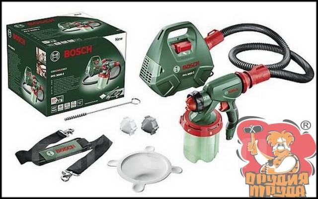 Краскопульт электрический Bosch PFS 3000-2 - Инструменты и строительное ...