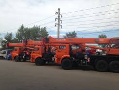 Клинцы КС-55713-5К-3. Автокран КС-55713-5К-3 Клинцы на шасси Камаз-43118, 11 762 куб. см., 25 000 кг., 28 м.