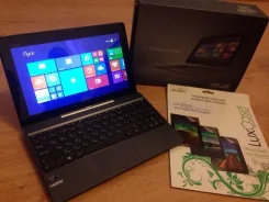 Asus Transformer Book T100TA. 10", 2,2����, ��� 2048 ��, ���� 500 ��, WiFi, Bluetooth, ����������� �� 8 �.