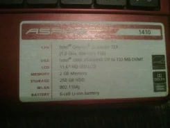 Acer Aspire 1410-232G32N. 1,2����, ��� 2048 ��, ���� 250���, WiFi, ����������� �� 6��.