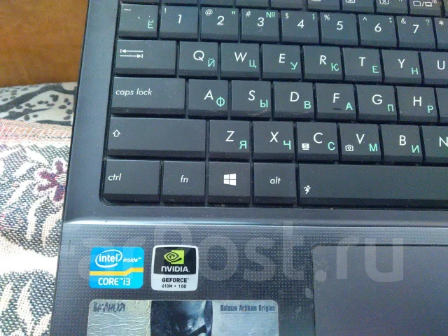 Asus X55VD. 2,4����, ��� 6 ��, ���� 500���, WiFi: 1, Bluetooth: 1, ����������� �� 8��. ����