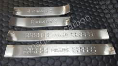 Накладка на порог. Toyota Land Cruiser Prado, GRJ150L, GDJ150L, KDJ150L, GRJ150