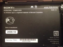 Sony VAIO VPC-X11Z1R. 2,0����, ��� 2048 ��, ���� 256���, WiFi, Bluetooth, ����������� �� 8��. ����