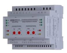 Устройство управления резервным питанием AVR-01-K, два ввода, одна нагрузка, монтаж на DIN-рейке 35 мм (3х400 B+N,2x16A,2P,IP20) Евроавтоматика EA04.0...