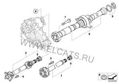 Карданный вал. BMW X6, E71 Двигатель M57TUE2