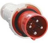 Вилка кабельная 3P+PE 63А IP54 034 TDM (10) TDM SQ0601-0007