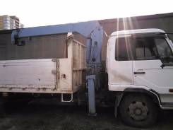 Nissan Diesel. Кран-борт ниссан-дизель, 7 500 куб. см., 8 000 кг.