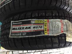 Bridgestone Blizzak WS-70. Зимние, без шипов, без износа, 4 шт