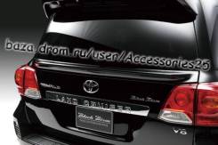 Спойлер на заднее стекло. Toyota Land Cruiser, URJ202, UZJ200W, URJ202W, VDJ200, UZJ200