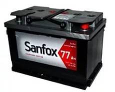 Аккумулятор Sanfox 77 Ah в Иркутске Sanfox. 77 А.ч., Обратная (левое), производство Россия