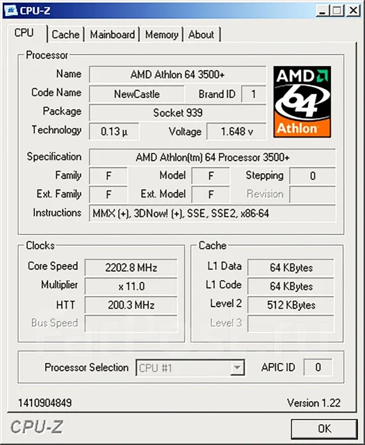 AMD Athlon 64 3500+ ����