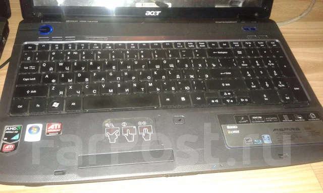 Acer Aspire 5738ZG. 2����, ��� 3072 ��, ���� 250���, WiFi: 1, Bluetooth: 1 ����