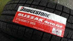 Bridgestone Blizzak Revo GZ. Зимние, без шипов, 2012 год, без износа, 4 шт