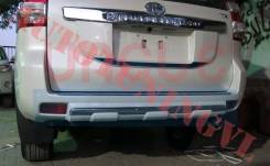 Накладка на бампер. Toyota Land Cruiser Prado, GDJ150, GDJ150L, GDJ150W, GRJ150, GRJ150L, GRJ150W, GRJ151W, KDJ150, KDJ150L, LJ150, TRJ120, TRJ150, TR...