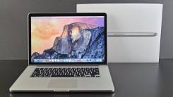 Apple MacBook Pro 15 with Retina display Mid 2015 MJLQ2 Core i7 2200. 15.4", 2 200,0 ГГц, ОЗУ 8192 МБ и больше, диск 256 Гб, WiFi, Bluetooth, аккумуля...