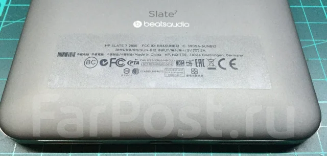 HP Slate 7 8Gb ����