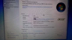 Acer Aspire 5755G. 2,5����, ��� 8 ��, ���� 1 000���, WiFi, Bluetooth ����