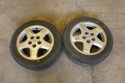 Пара оригинальных дисков Nissan Silvia Skyline R16 с резиной. 6.5x16 5x114.30 ET40