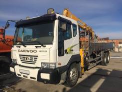 Daewoo Ultra Novus. с гидроманипулятором Soosan 746L, 11 900 куб. см., 13 700 кг.