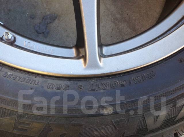 215/60 R 17 Bridgestone Blizzak Revo1 литые диски P1 Racing R17 5x100 ...