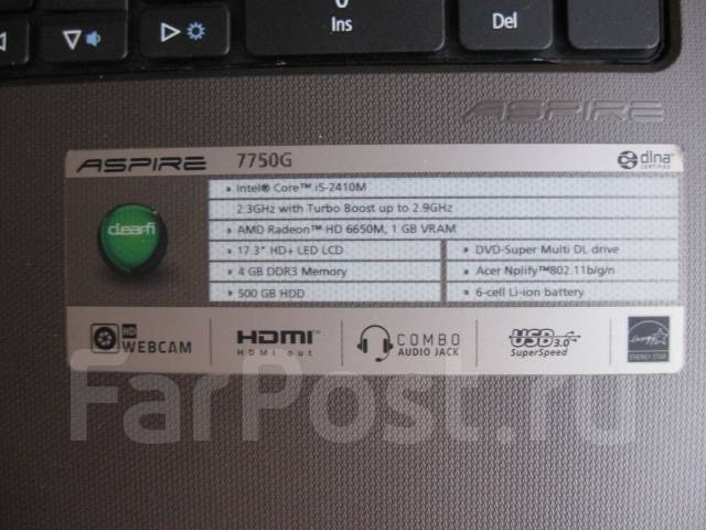 Ноутбук Acer Aspire 7750g Купить