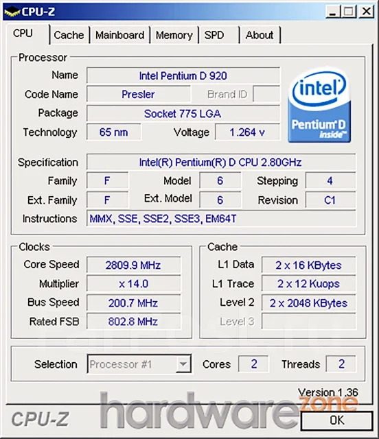 Intel Pentium D 920 ����