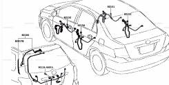Проводка двери. Toyota Corolla, NZE141 Toyota Corolla Fielder, ZRE144, ZRE142, NZE141, NZE144 Toyota Corolla Axio, ZRE142, NZE141, NZE144, ZRE144 Двиг...