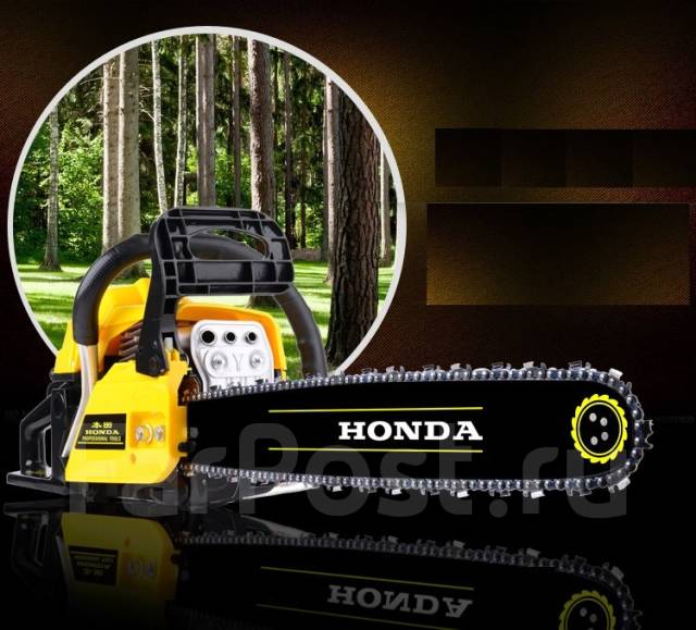 Бензопила Honda, новый, в наличии. Цена: 7 000₽ во Владивостоке