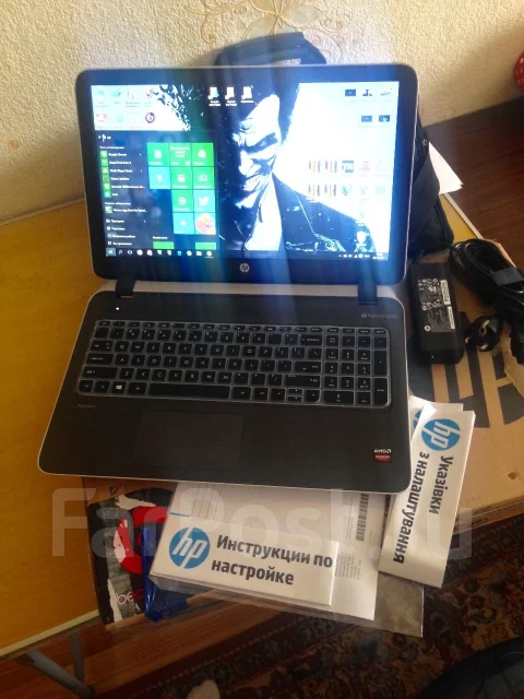 HP Pavilion 15. 15.6", 2,1����, ��� 6 ��, ���� 750���, WiFi: 1, Bluetooth: 1, ����������� �� 5��. ����