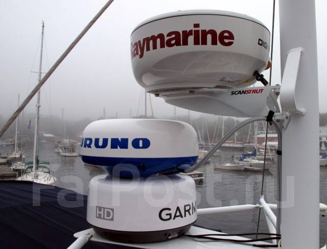 Установка ремонт навигационного оборудования Furuno Garmin Raymarine во ...