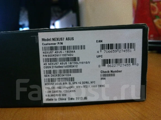 Asus Nexus 7 16Gb ����