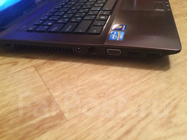 Asus K43E-VX349V. 2,4����, ��� 4 ��, ���� 500���, WiFi: 1, Bluetooth: 1, ����������� �� 4��. ����
