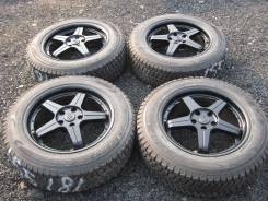 Японская зимняя резина Dunlop на дисках. 7.5x18" 5x114.30 ET50 ЦО 72,0 мм.