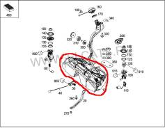 Бак топливный. Mercedes-Benz E-Class, W212 Двигатель M274