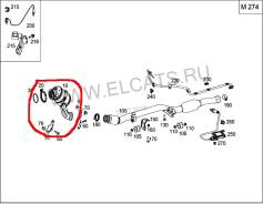 Катализатор. Mercedes-Benz E-Class, W212 Двигатель M274