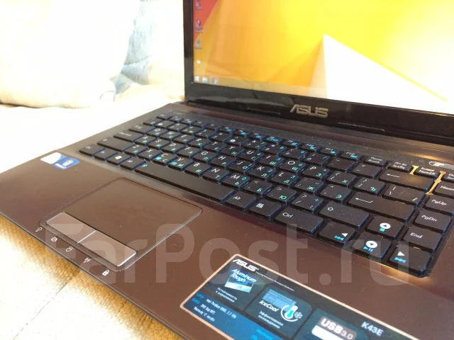 Asus K43SV. 2,2����, ��� 4 ��, ���� 160���, WiFi: 1, Bluetooth: 1, ����������� �� 5��. ����