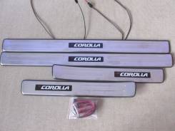 Накладка на порог. Toyota Corolla Chevrolet Volt