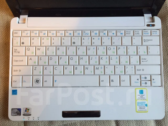 Asus Eee PC 1005PXD. 1,7����, ��� 1024 ��, ���� 250���, WiFi: 1, Bluetooth: 1, ����������� �� 4��. ����