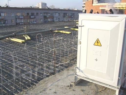 Услуга по прогреву бетона. Электропрогрев бетона во Владивостоке