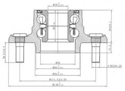 Ступица. Nissan Expert, VW11, VEW11 Nissan AD, VGY11, WHY11, WHNY11, VY11, WPY11, VENY11, WFY11, VFY11, VHNY11, VEY11, WRY11 Nissan Wingroad, VGY11, V...