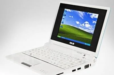 Asus Eee PC. 0,9����, ��� 512 ��, ���� 4���, WiFi: 1, ����������� �� 1��. ����
