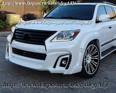 Обвес кузова аэродинамический. Lexus LX570, SUV, URJ201, URJ201W Двигатель 3URFE
