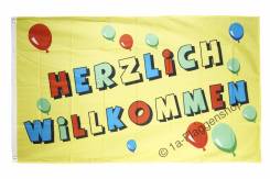 Флаг Herzlich Willkommen (Добро пожаловать)