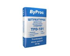 Штукатурка цементная декоративная "Короед", "ШУБА"
