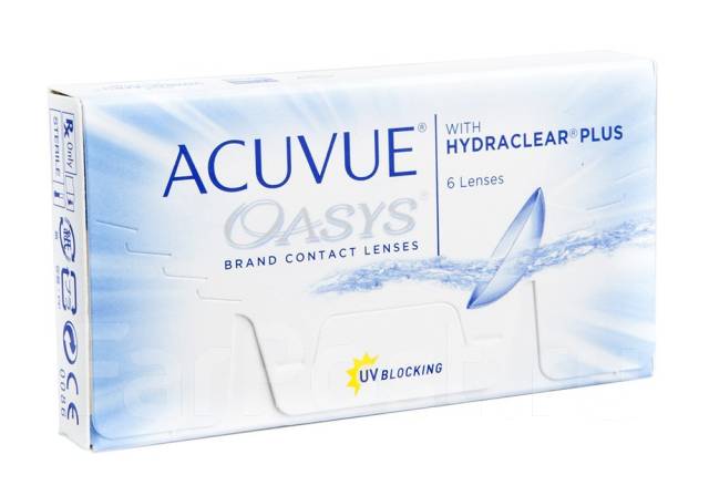 Acuvue Oasys двухнедельные ВС 8.4 контактные линзы 6шт, новый, в ...