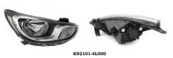 Фара. Hyundai Accent Hyundai Solaris, RB