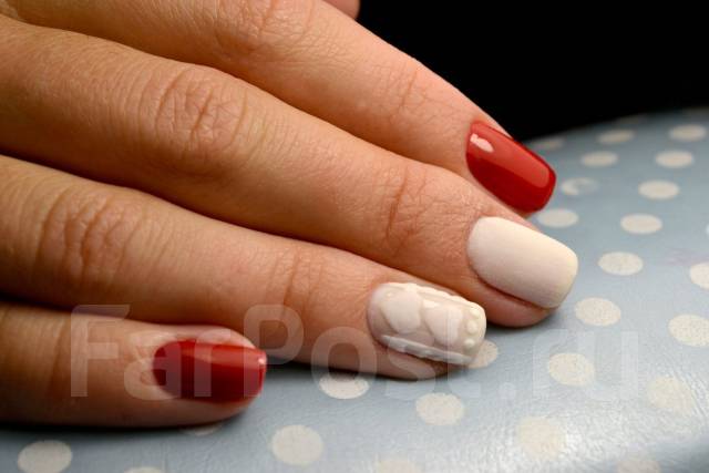Дизайн ногтей гель-лак Shellac - роспись ногтей (уроки дизайна ногтей nail art design tutorial)