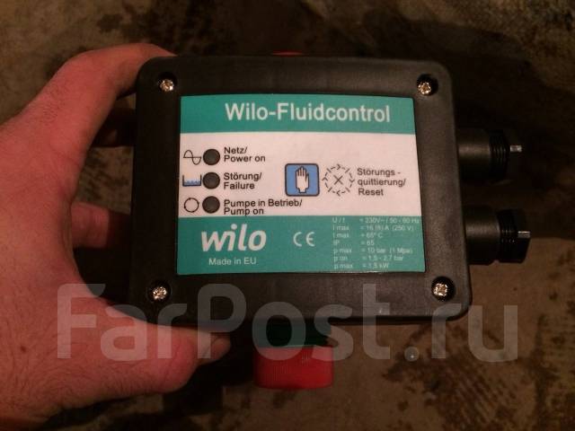 Wilo fluidcontrol problemen